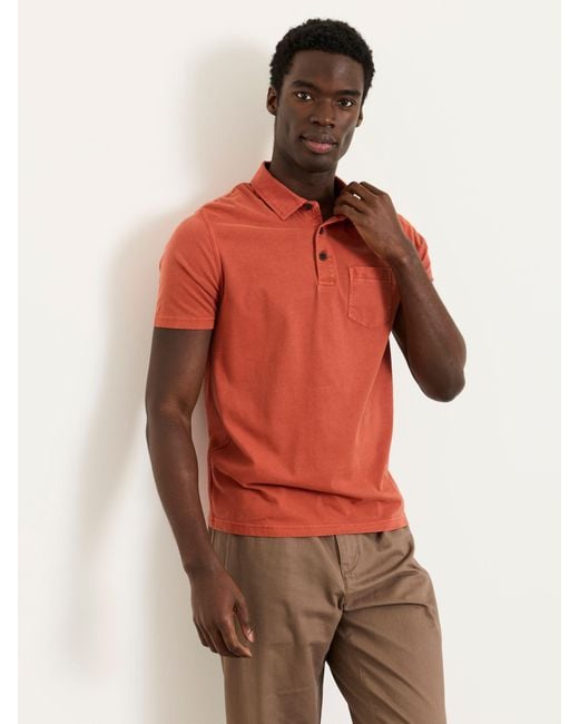 FatFace Red Fatface Stoke Polo Shirt for men