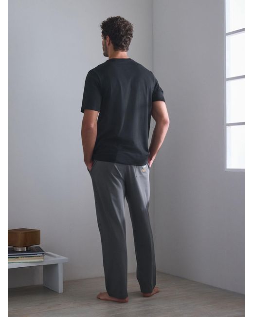 Next Black Halloween Jersey Pyjamas Set for men