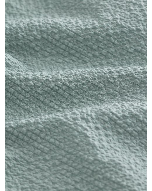 Next Blue Seersucker Swim Shorts for men