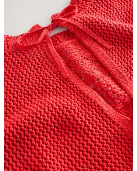 Next Red Shell Pattern Tank Cover-Up