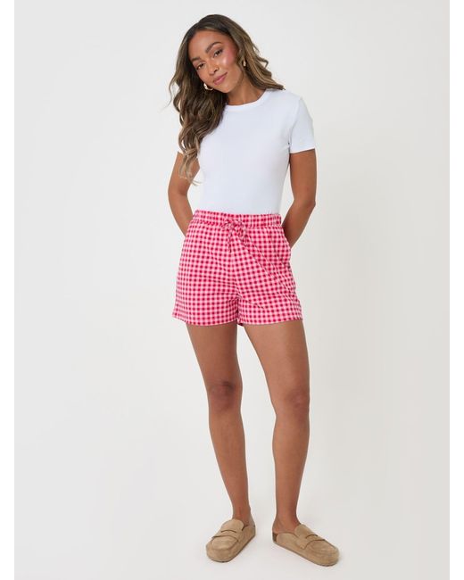Threadbare White Pull On Jersey Shorts