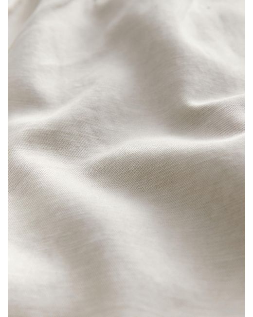 Next Natural Premium Soft Touch Linen Blend Elasticated Waist Shorts for men