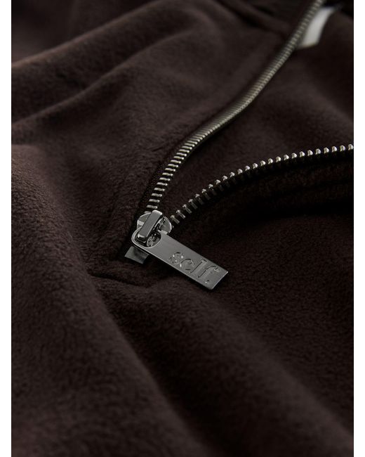 Self Black Microfleece Gillet