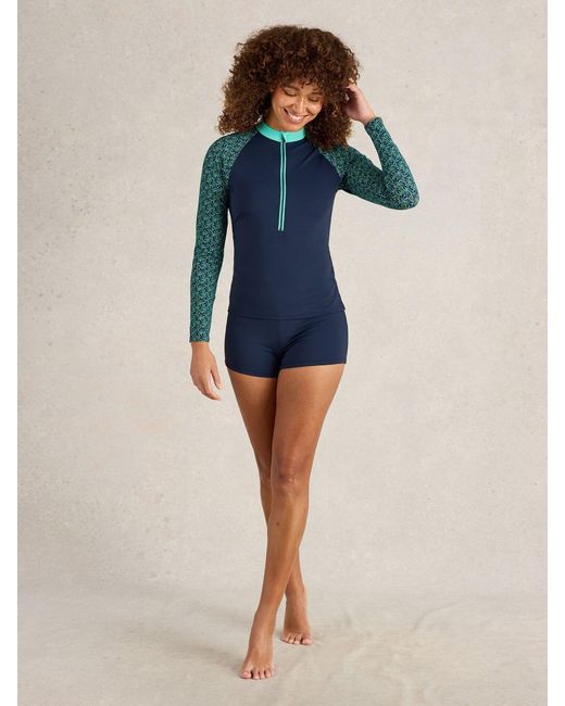 White Stuff Blue Bay Swim Shorts