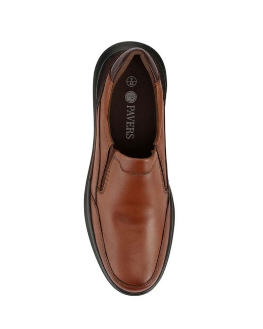 Pavers Brown Elasticated Lightweight Slip for men