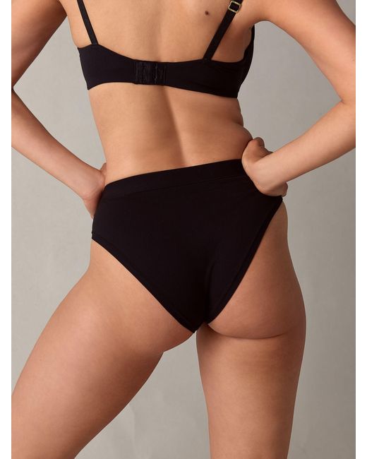 Self Black Midi Knickers
