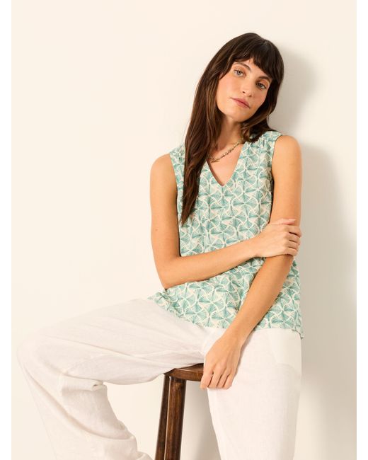 FatFace Green Fatface Etta Cami