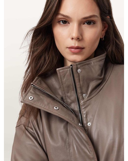AllSaints Brown Allsaints Ryder Jacket