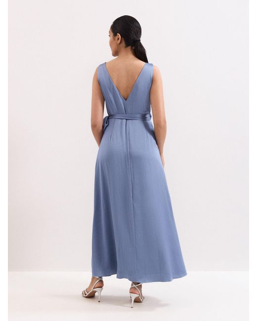 Phase Eight Women's Blue Petite Emlyn Wrap Dress