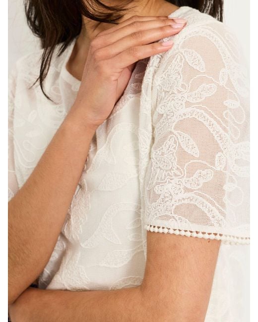 FatFace Natural Chloe Lace 2