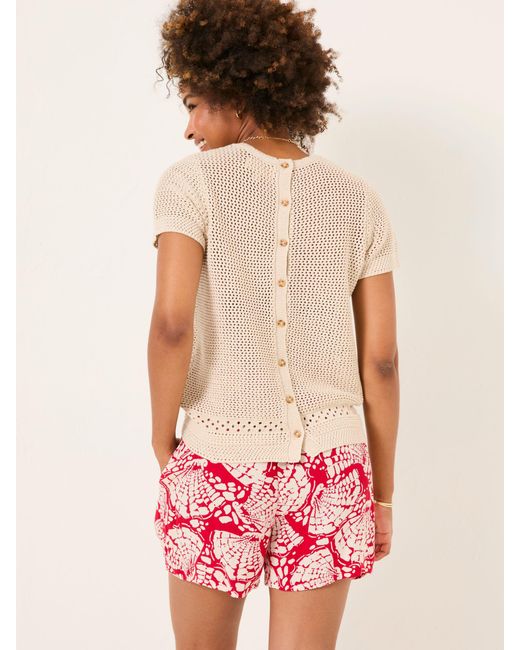 FatFace Red Flippy Shorts