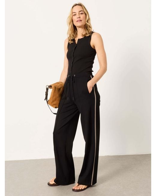 FatFace Blue Ely Side Stripe Trousers