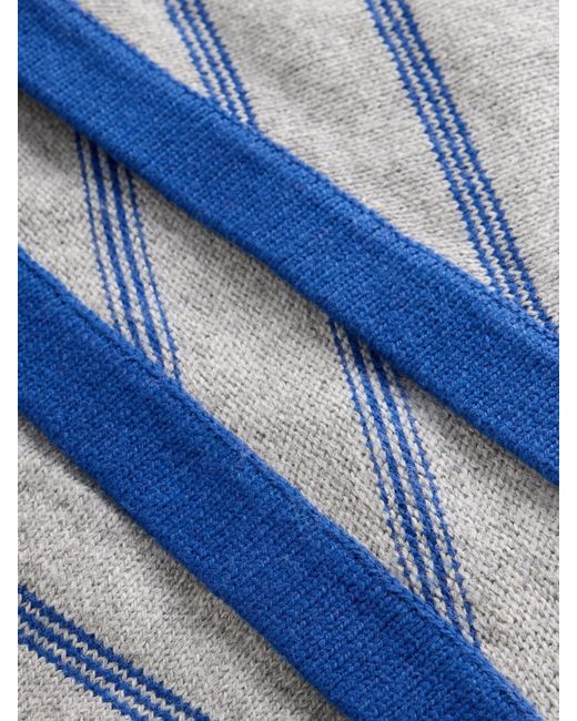 White Stuff Blue Eve Triangle Scarf