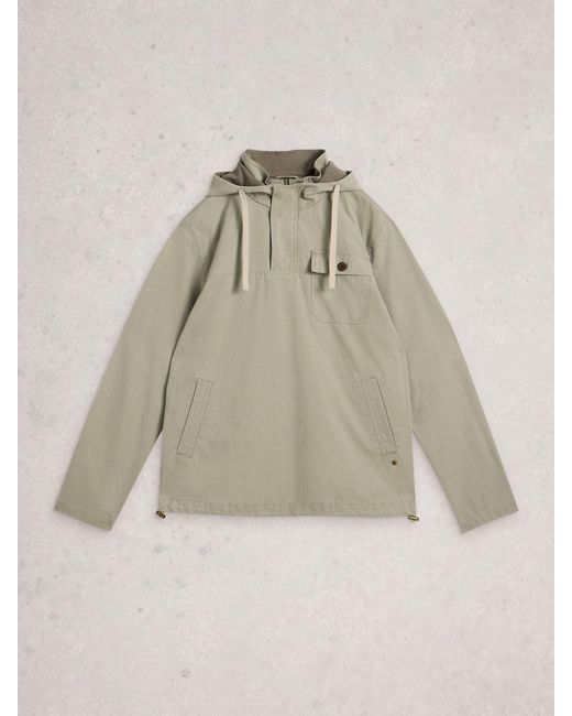White Stuff Natural Utility Hooded Jacket for men