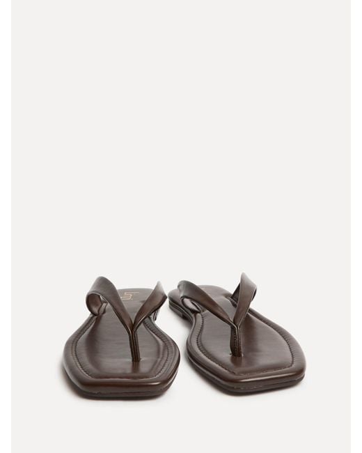 Linzi Natural Element Toe Post Flat Sandals