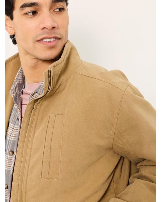 FatFace Natural Fatface Harrington Bomber Jacket for men