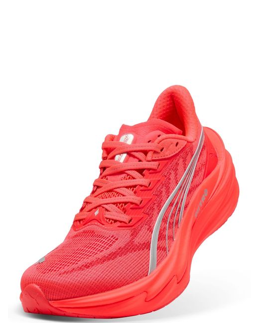 PUMA Red Deviate Nitro 4 Wns