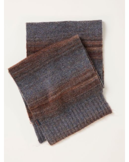 FatFace Brown Fatface Ombre Scarf for men