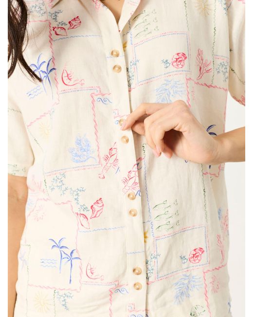 FatFace White Fatface Kara Shirt