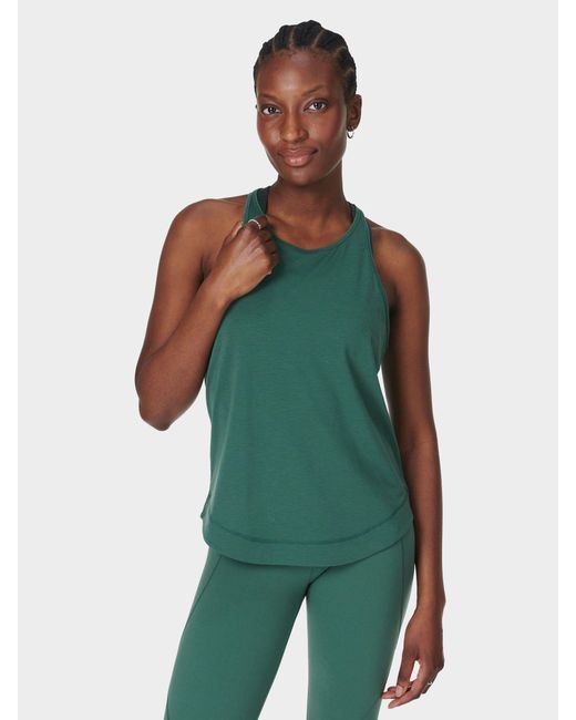 Sweaty Betty Green Breathe Easy Run Vest