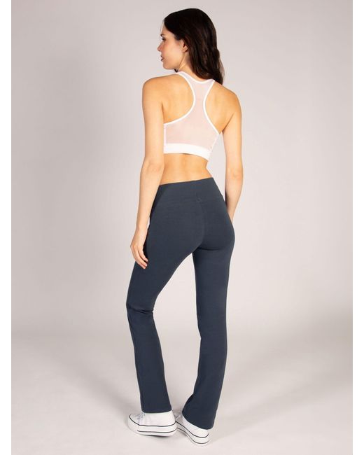 Pineapple Blue Bootcut Jersey Trousers