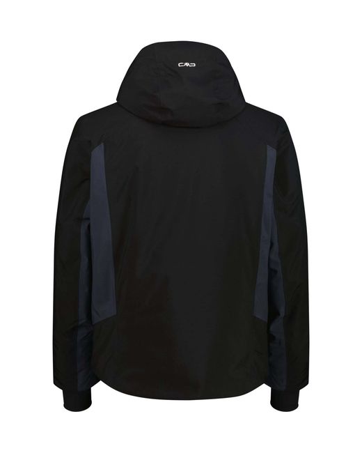 CMP Black Zip Hood Ski Jacket for men