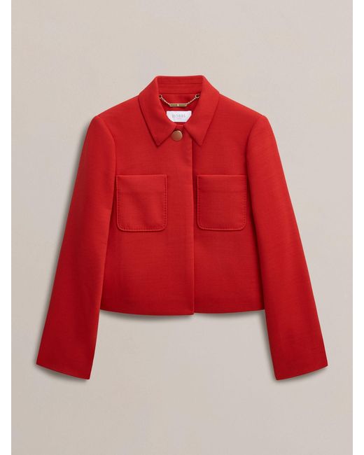Hobbs Red Nessie Jacket