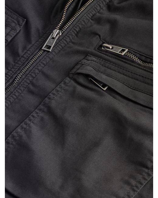 Next Black Zip Through Funnel Jacket for men