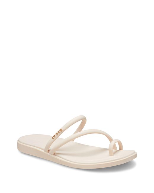CROCSTM Natural Miami Toe Loop Sandals