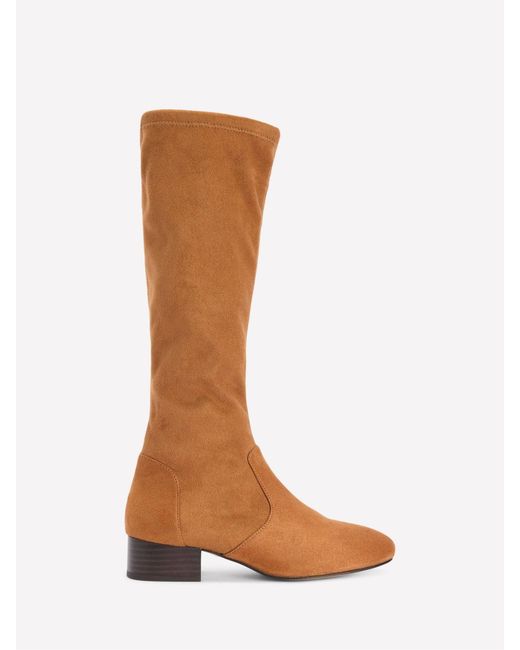 Boden Brown Flat Stretch Boots