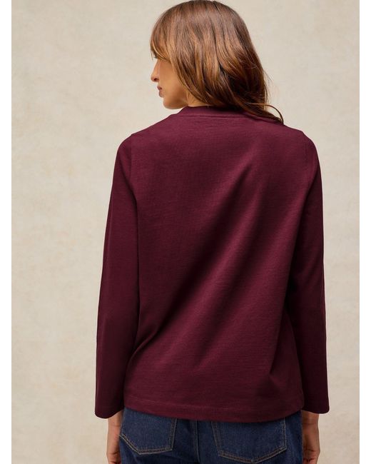 White Stuff Purple Grace Twist Top