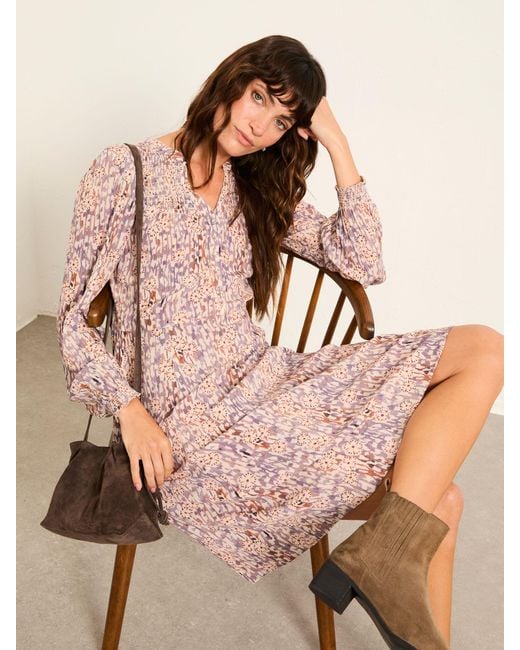 FatFace Natural Fatface Jesse Floral Dress