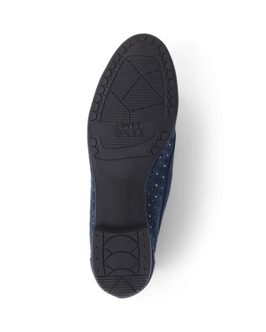 Pavers Blue Slip-On Shoes