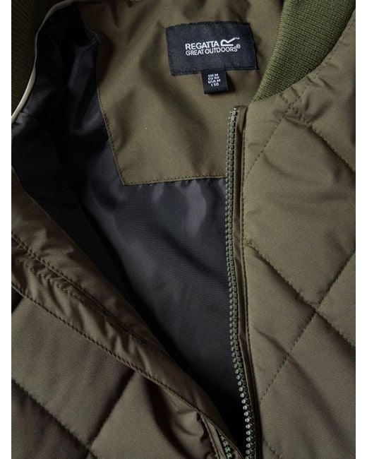 Regatta Green Harvin Quilted Jacket for men