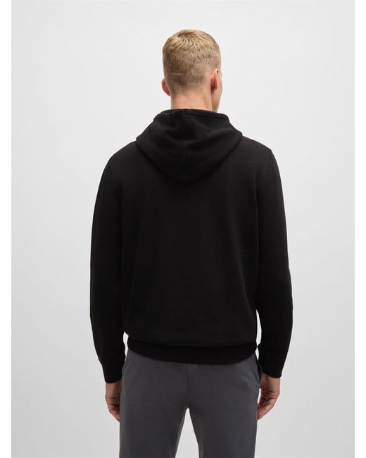Boss Black Regular-Fit Wetalk Logo Hoodie for men