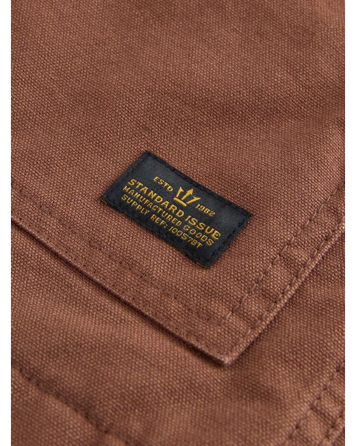 Next Brown Canvas Chore Jacket for men