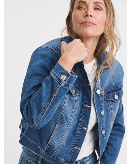 JD Williams Blue Ultimate Stretch Denim Jacket