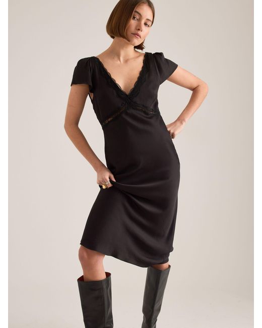 bandeau dress A Line Mini – InTheStyle Size:40 L GENDER:F Natural Cotton Shirt Dress