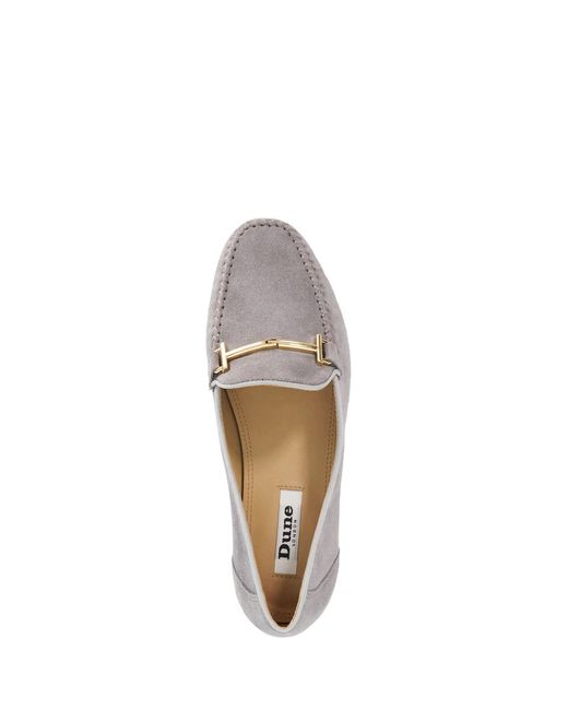 Dune Gray Gilli T Loafers