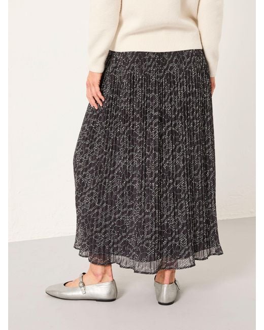 FatFace Gray Fatface Paignton Midi Skirt