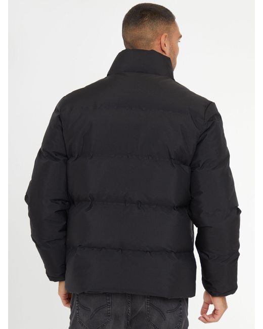 Threadbare Black Funnel Neck Puffer Jacket for men