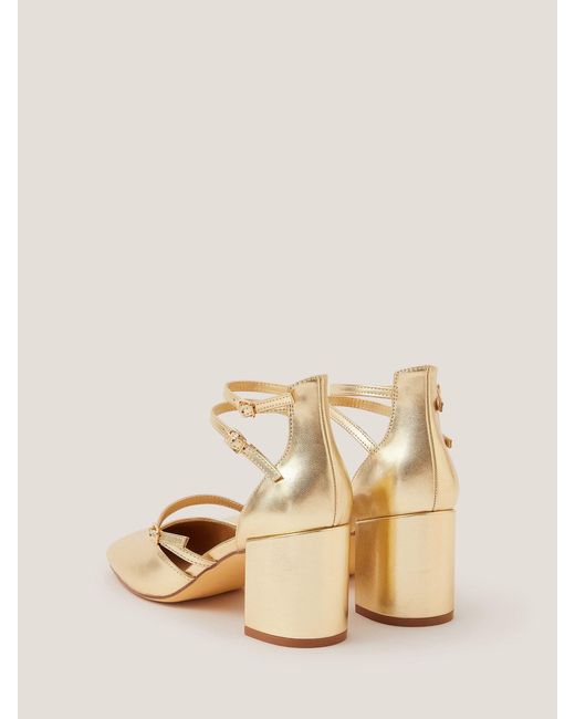 Monsoon Natural Edie Mary Jane Heels