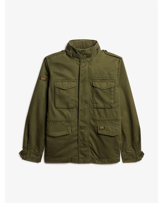 Superdry Green Rookie Field Jacket for men