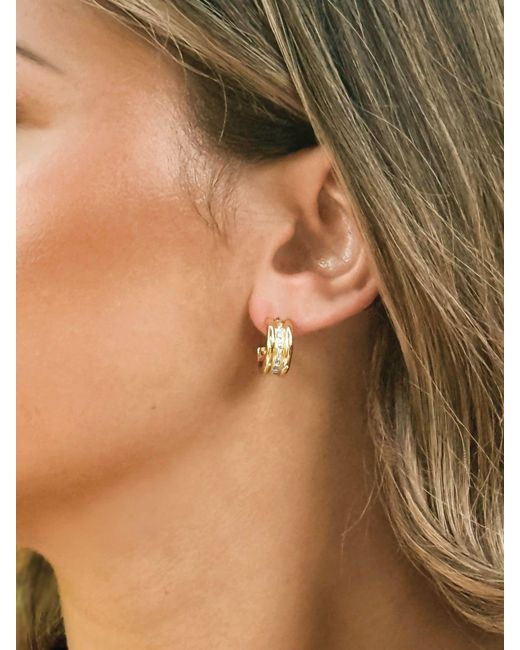 Ivory & Co. Metallic Tone Whitehall Earrings