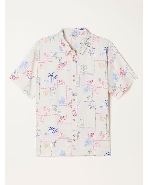 FatFace White Fatface Kara Shirt