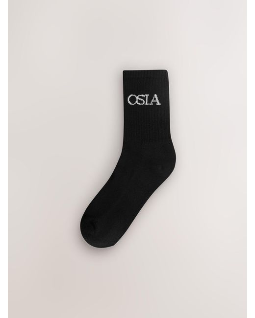 OSIA Black Socks 2 Pack