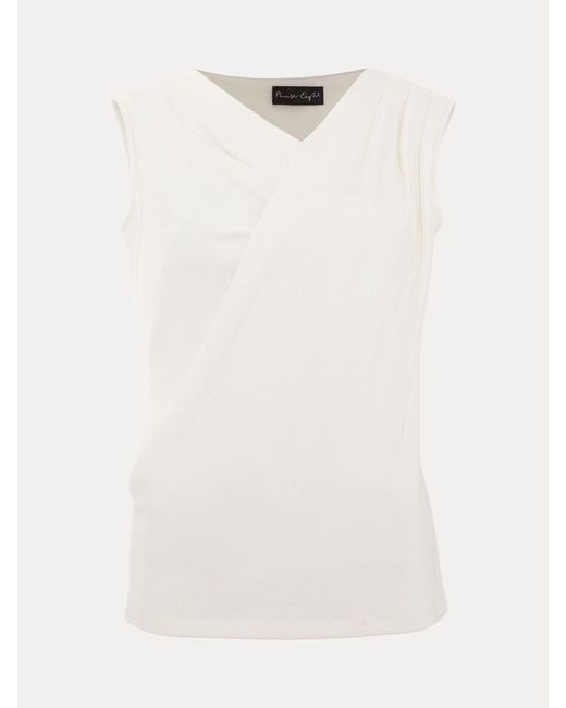 Phase Eight White Phase Eight Sutton Drape Top