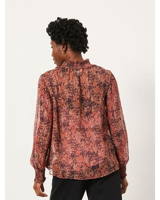 FatFace Red Fatface Jaclyn Blouse