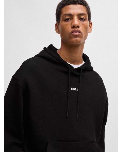 Boss Black Regular Fit Logo Hoodie for men