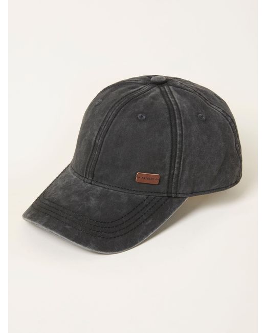 FatFace Black Fatface Twill Baseball Cap for men